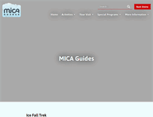 Tablet Screenshot of micaguides.com